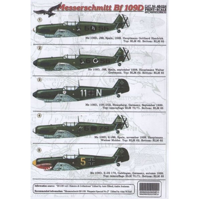 Messerschmitt Bf 109D Part 1.