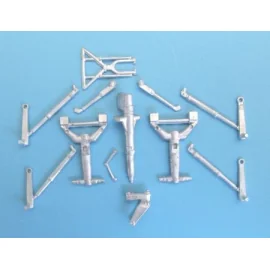 Focke-Wulf Ta 154 Moskito Landing Gear (designed to be used with Dragon and Revell kits) 