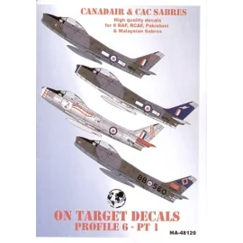 North-American F-86 Canadair and CAC Sabres Part 1. (8) XB856 ; XD753 Sqn Ldr Osbourne both 66 Sqn RAF Linton-on-Ouse 1956; 1924