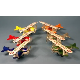 Retrofriction Show Flight Biplan pull back action 