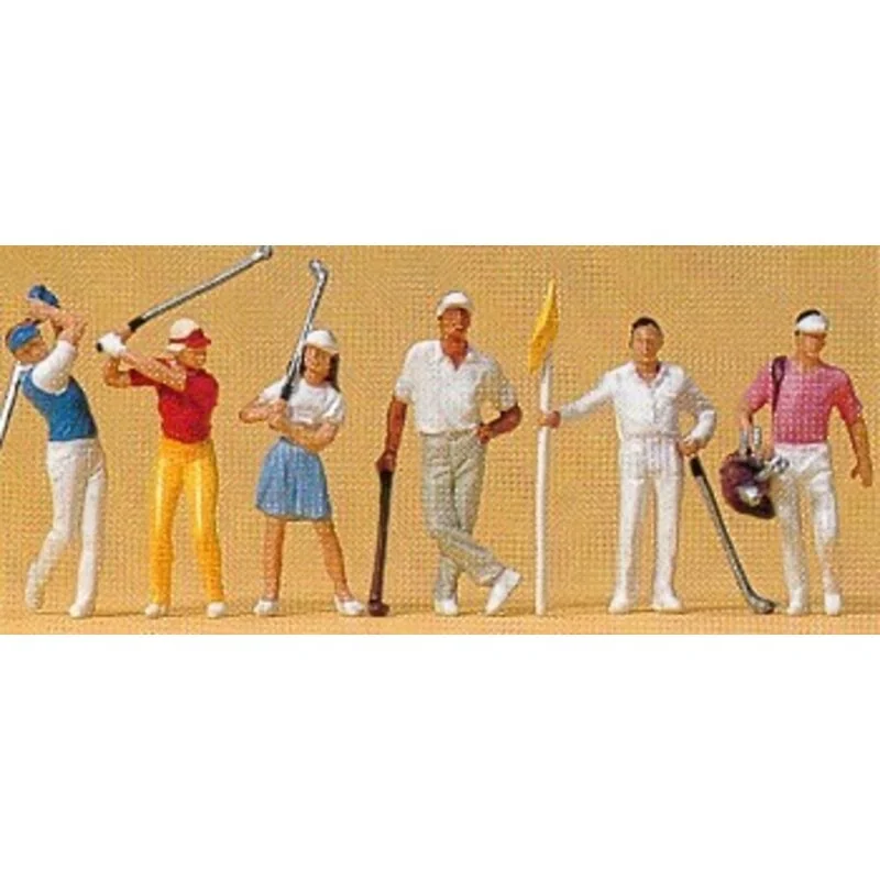 Los jugadores de golf