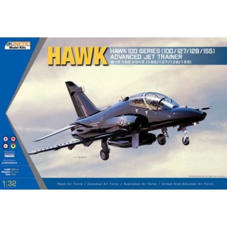 Maqueta BAe Hawk 100 series (100/127/128/155) 
2x Canadian AF, 1 x RAF, 1 x Australian AF
Alternative decal option for T.2 ZK0
