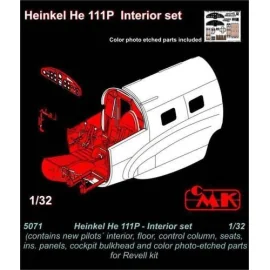 Heinkel He 111P Interior set (designed to be used with Revell kits) 