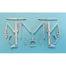 Messerschmitt Bf 110 Landing Gear (designed to be used with Cyber-Hobby and Dragon kits) [Bf 110D Nachtjager Bf 110D-3 Bf 110D