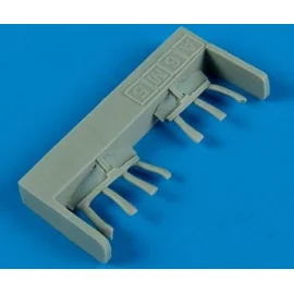 Mitsubishi A6M5 Zero exhaust (designed to be used with Tamiya kits)