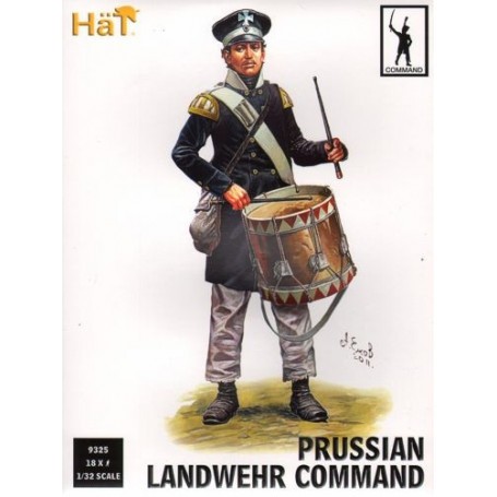 Figuras Prussian Land. Command x 18 figures