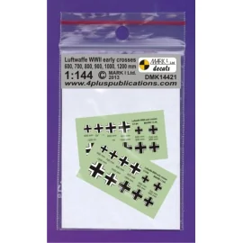 Luftwaffe Crosses (Balkenkreuz) early type (size 600, 700, 800, 900, 1000, 1200 mm), 2 sets