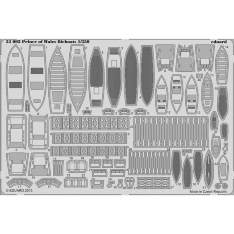 Príncipe de Gales botes salvavidas (diseñado para ser utilizado con los kits de Tamiya) Príncipe de Gales botes salvavidas (diseñado para ser utilizado con los kits de Tamiya)