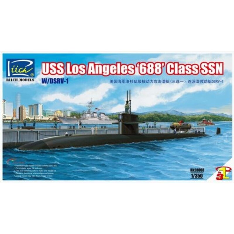 USS Los Angeles 688 Class SSN with DSRV-1 USS Los Angeles 688 Class SSN with DSRV-1