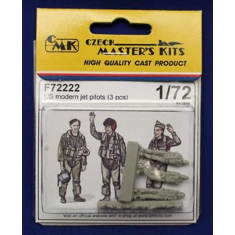 US modern Jet pilots (3 pcs)