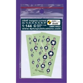 EE.UU. Insignia actuales 2 sets 1/144 - 1 punto K14423 Guía