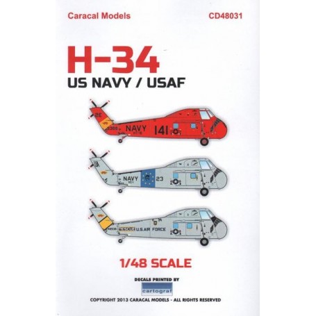  Calcomanía Sikorsky H-34. New marking options for the Sikorsky S-58(H-34) family of helicopters.