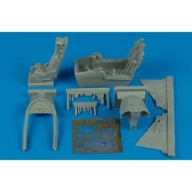 McDonnell Douglas AV-8B Harrier II night attack cockpit set bay (diseñado para ser ensamblado con maquetas de Trumpeter)