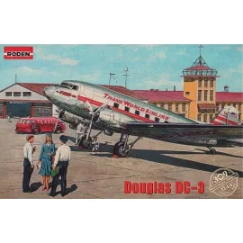 Maqueta Douglas DC- 3 Trans World Airlines, a finales de 1930 