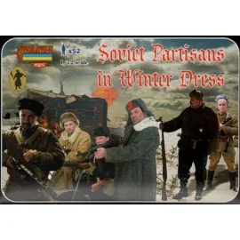 Partisanos soviéticos en vestido de invierno ( WWII)