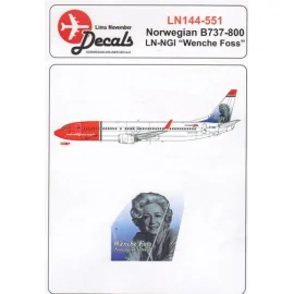 NORUEGA Boeing 737-800 LN- NGI Wenche FOSS