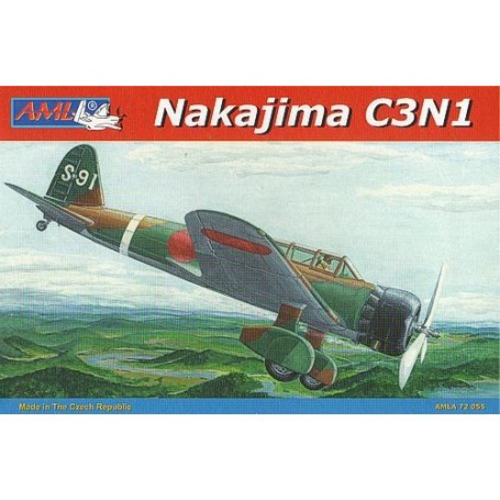 Maqueta Nakajima C3N1 con inyección de canopy moldeado y piezas grabadas