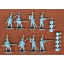 French Chasseurs in action poses. 32 figures per box French Chasseurs in action poses. 32 figures per box