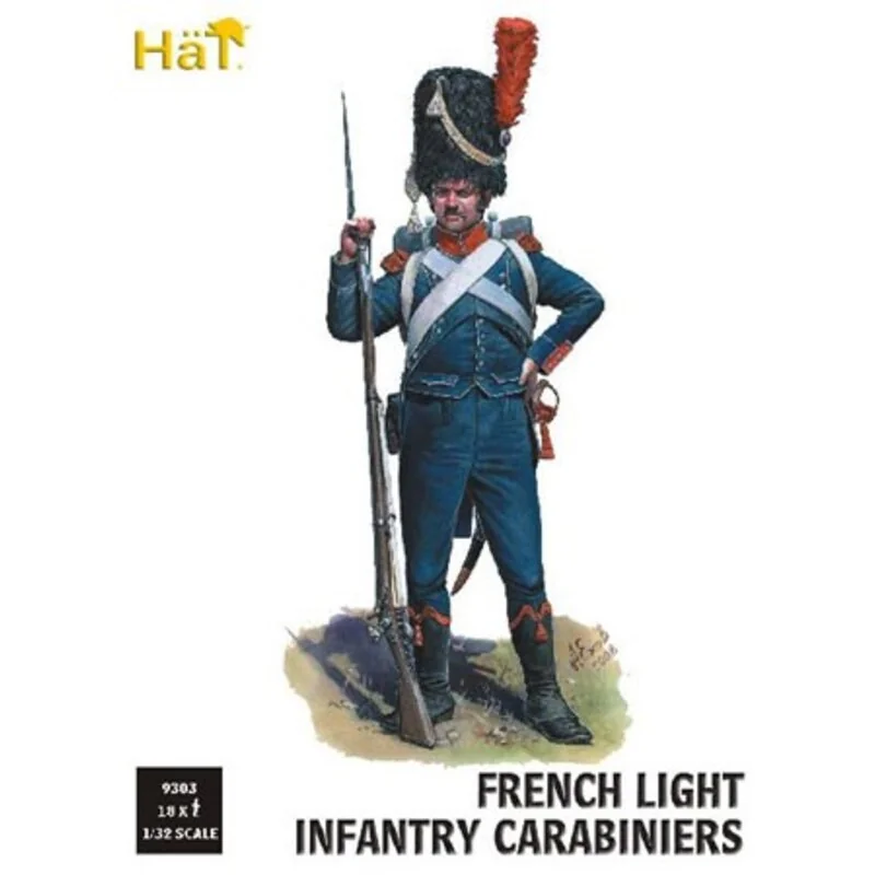 French Light Infantry Carabiniers x 18 figures per box