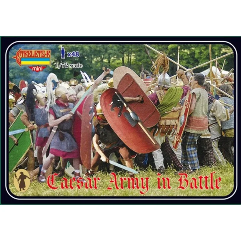 Caesar ejército en batalla . antiguo