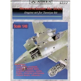 Messerschmitt Me 262A Schwalbe details set (diseñado para ser ensamblado con maquetas de Tamiya)
