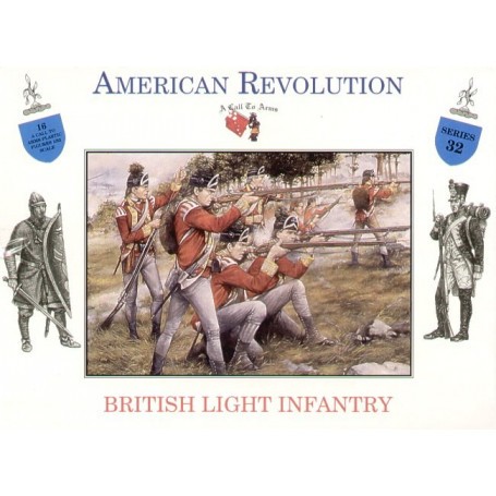 Figuras British Light Infantry American Revolution