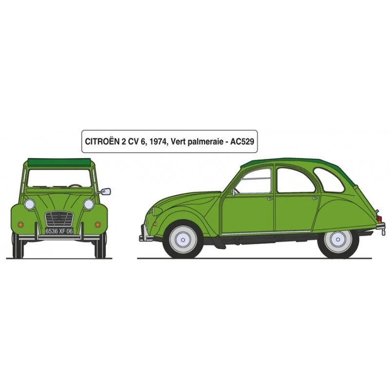 2 Cv Citroën 1:24