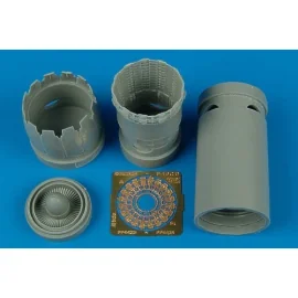 Lockheed Martin F-16C Block 30/40/50/60 exhaust nozzle (diseñado para ser ensamblado con maquetas de Hasegawa)