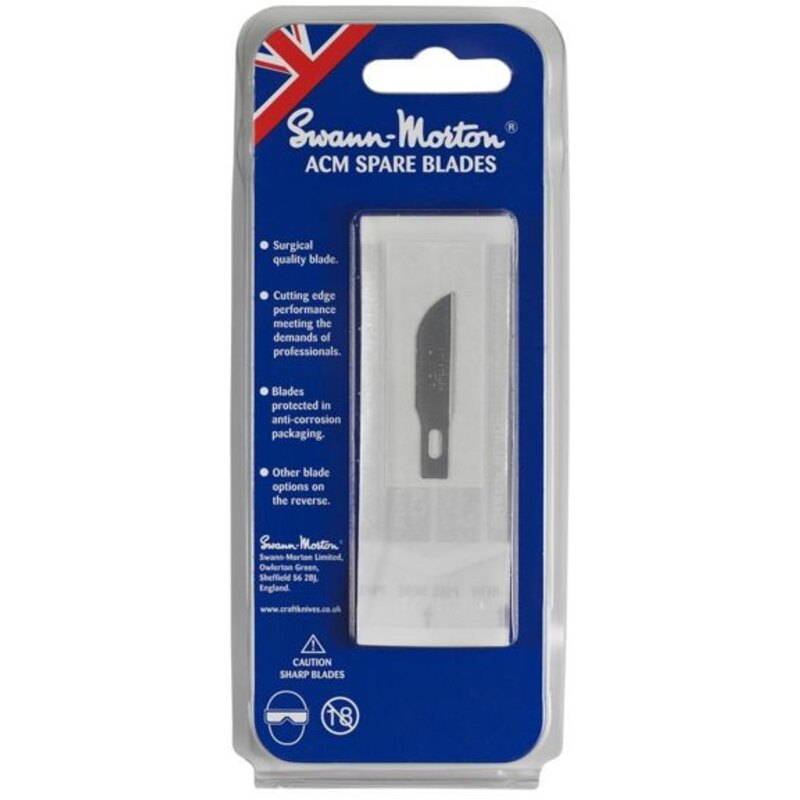 No.7 Blade to fit SM9105 No.1 handle in pack of 5 blades. No.7 Blade to fit SM9105 No.1 handle in pack of 5 blades.