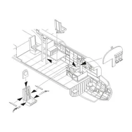 Avro Lancaster Mk.I / III - El interior fijó ( diseñado para ser utilizado con los kits de Airfix )