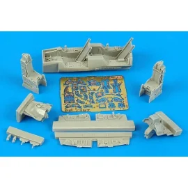 Lockheed Martin F-16D Fighting Falcon cockpit set (diseñado para ser ensamblado con maquetas de Hasegawa)