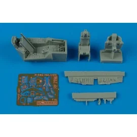 Lockheed Martin F-16C G/CJ Falcon cockpit set (diseñado para ser ensamblado con maquetas de Academy)