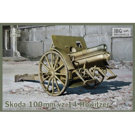 Maqueta Skoda vz 14 100mm Howitzer