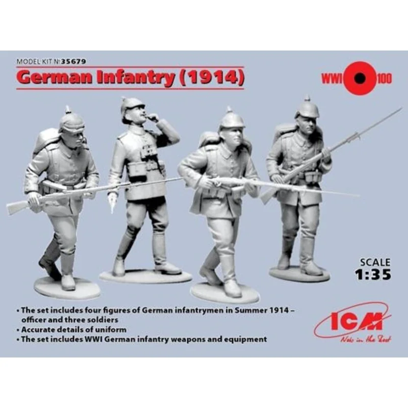 Infantería alemana 1914 (Figuras 4 x)