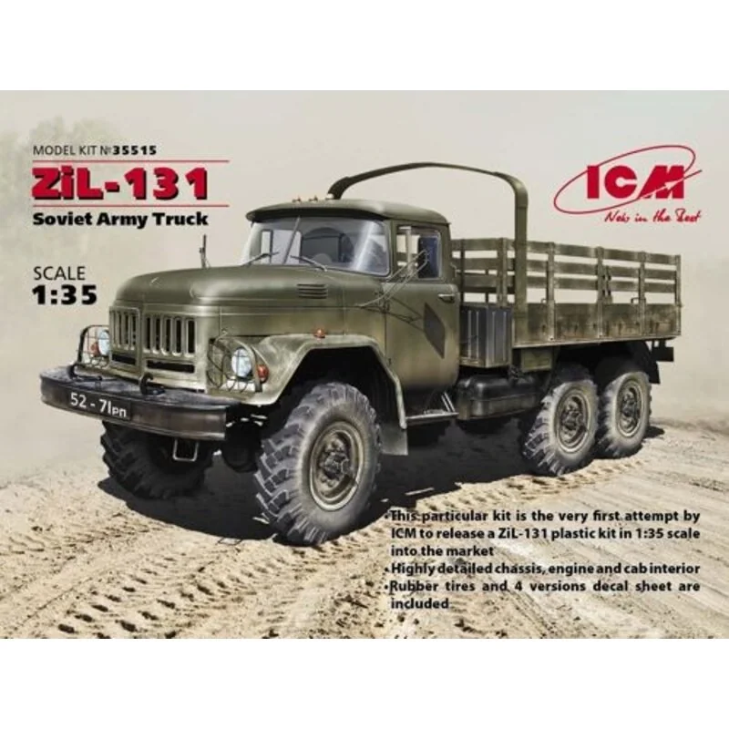 Soviética Zil-131 Soviet Army Truck (se espera a finales de junio de 2014) Este es el primer kit de modelo de este famoso poder 