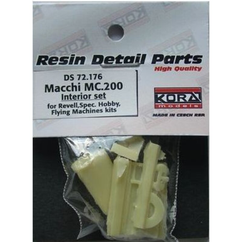 Macchi MC.200 Interior set (diseñado para ser agricultura con Revell y kits especiales Hobby y Flying Machine) Macchi MC.200 Interior set (diseñado para ser agricultura con Revell y kits especiales Hobby y Flying Machine)