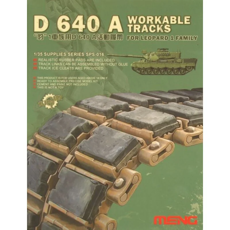 D640 A Tracks viables para Leopard I Familia D640 A Tracks viables para Leopard I Familia