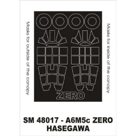 Mitsubishi Zero A6M5c (interior y exterior) (diseñado para ser la agricultura con kits Hasegawa)