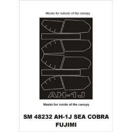 Campana AH-1J Sea Cobra (interior y exterior) (diseñado para ser la agricultura con kits Italeri)