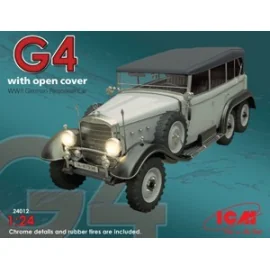Tipo G4 con la cubierta abierta , WWII German Staff Car