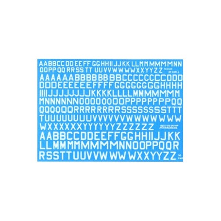  Calcomanía RAF Segunda Guerra Mundial. Letras blancas código 18 ', 24 ' , 30 ' (números de serie letras de código códigos RAF /
