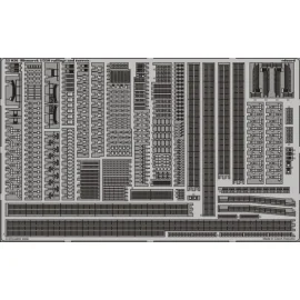 Bismarck railings and turrets (diseñado para ser ensamblado con maquetas de Revell)