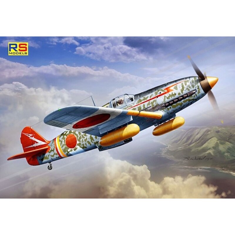 Kawasaki Ki-61 I Hei Hien El Ki-61 / Tipo 3 Luchador / era la única japonesa años fighterpowered por refrigeración líquida, moto