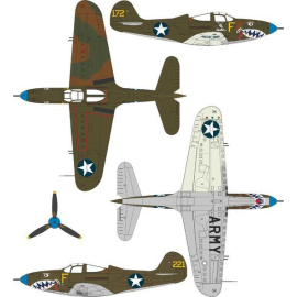 Campana P-400 Airacobra. Tras el ataque japonés a Pearl Harbor, los Estados Unidos de América declaró la guerra al Imperio japon