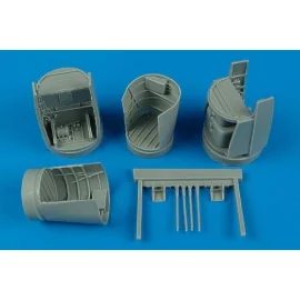 Heinkel He 219A-7 main wheel bays (diseñado para ser ensamblado con maquetas de Tamiya)