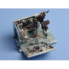 Mitsubishi A6M2 Zero cockpit (diseñado para ser ensamblado con maquetas de Hasegawa)