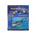 Spitfire Mk.V Model Set - box containing the model, paints, brush and glue Spitfire Mk.V Model Set - box containing the model, paints, brush and glue