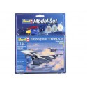 Eurofighter Typhoon Set - box containing the model, paints, brush and glue