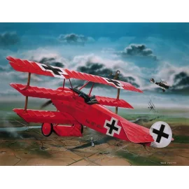 Triplano Fokker Dr.I del Baron Rojo Puzzle 3D - Metal Earth