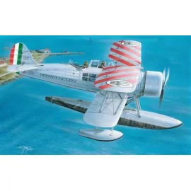 Imam (Romeo) Ro.43 rayado rojo Este kit de dos plazas de reconocimiento hidroavión contiene cinco bebederos con piezas de plás